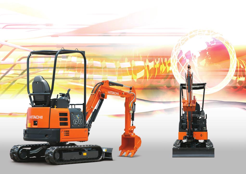 Trustworthy and User-Friendly New Compact Excavators The new series of Hitachi compact excavators has evolved