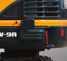 Fuel Efficient 9A series compact excavators are engineered to be extremely fuel efficient.
