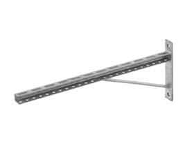 Channels and channel brackets CL Cantilever Material: Hot dipped galvanized. To be fixed of walls, floors and ceilings as an assembly profile.