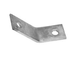 Channels and channel brackets TS Four hole 0 bracket with gusset TS