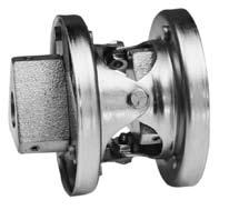 Type 2 Arrangement Type 2A Shaft to Shaft One Hub Mounted Externally, This arrangement uses the same components as the Type 2, but with one hub mounted on the inside of the flange and one hub mounted