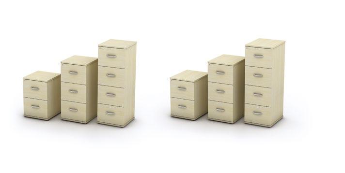 Universal Storage Low to high storage (available as 2062mm, 1657mm, 1252mm, 847mm & 725mm high) Desk high