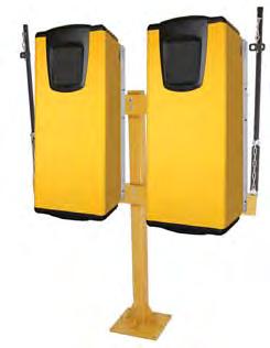 models, providing a safe, convenient location for vertical mount chargers.