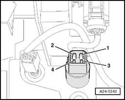 Page 41 of 51 24-146 If indications do not resemble description: Check switch - Remove driver-side storage compartment.