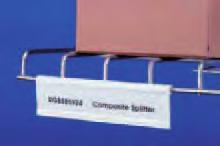 LABEL HOLDERS Label holders for wire shelving Ø 5mm