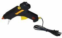 0 Electric Glue Gun Specially-designed drip-resistant tip Fast heat-up with 80 watts delivers temperatures to 380 Includes alternate extension Kool Top Seaming Iron Fully grooved, featuring ORCON s