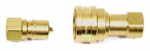 COUPLERS, FITTINGS & FILTERS Twist Seal Couplers Allows U.S.-standard hose to connect to Eu ro pe an (22mm) fittings.