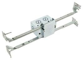 Included Componnts G A C B A. Junction Box: Mounts behind drywall with Adjustable Mounting Bars, and includes a drywall template for accurate installation.
