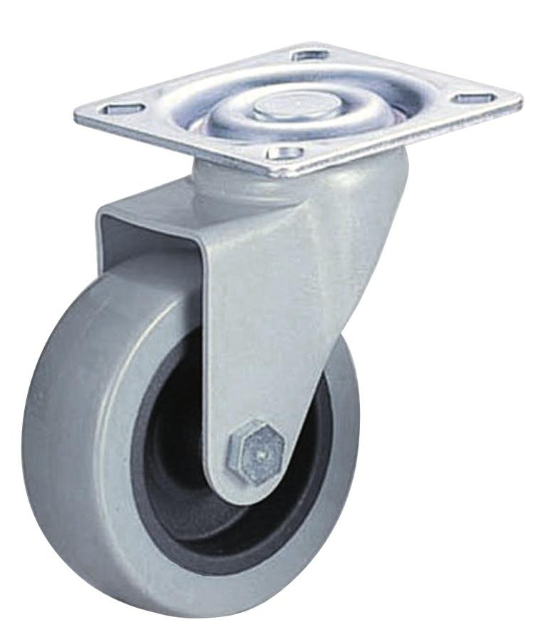 Polyurethane/Nylon Single Wheel Castor Our polyurethane/nylon single wheel castors offer the advantage of two different materials the strength of nylon construction on the inside and the durability