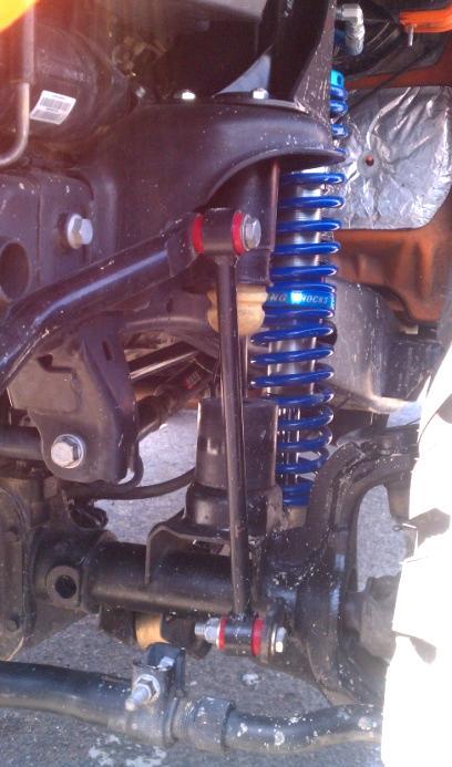 When installing in conjunction with an EVO Draglink Flip kit use factory rear swaybar endlinks on the front swaybar to axle connection.