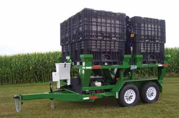 With its poly-cupped flighting, the Travis Seed Cart from HitchDoc gently and quickly tends seed to ensure safer delivery with less damage.