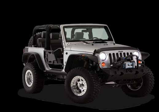 JEEP ACCESSORIES JEEP TRAILARMOR ORIGINAL BUSHWACKER-BRAND JEEP ACCESSORIES Hood Scoop Rear Corners Hood Protector Trail Armor Body Cladding Take the most aggressive Wrangler from Jeep yet, and add