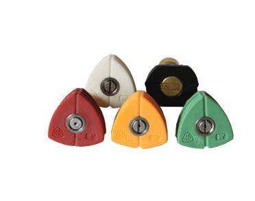 GAS-SPECIFIC NOZZLES High pressure spray nozzles are rated up to 4500 PSI and have a 1/4" connector size to suit your needs.