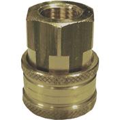 QUICK COUPLING 3/8" FEMALE Powerplay Quick Couplers are designed for sale and easy connections of frequently changed or moved fittings.