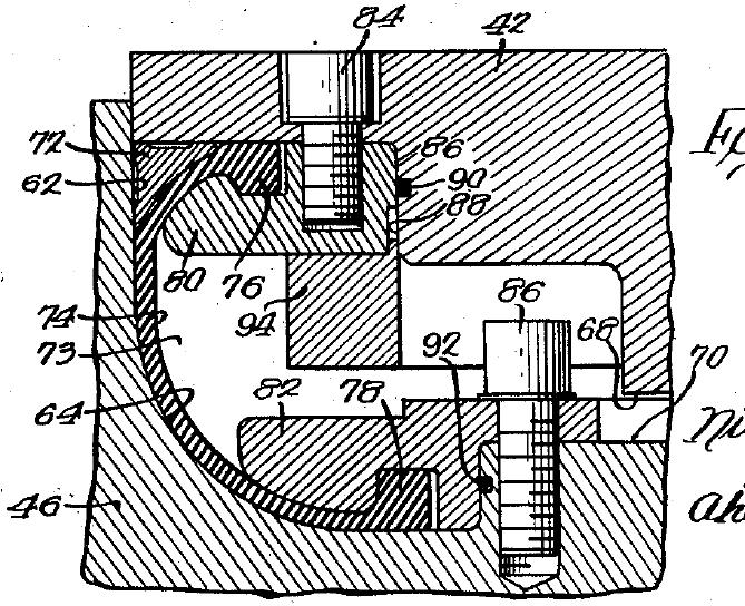 1808606 [9]. Figure 2. Force overload hydraulic protection system with a hydraulic cushion according to patent US 2936055 [10]. Figure 3.