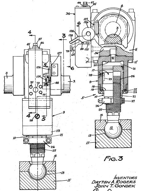 Figure 9. Force overload protection system with a translatable slide and a translatable hydraulic piston according to patent US 3948077 [18] Figure 10.