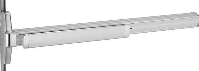 3347A/3547A Concealed vertical rod device Top latch 338 Top strike 3347A and 3547A for all types of single and double doors, UL listed for panic exit hardware. Devices are ANSI A156.3 2001 Grade 1.