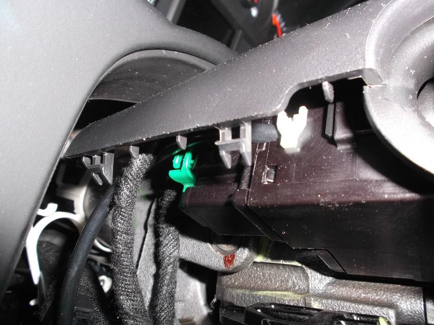Ignition Switch Harness (continued) Remove steering column