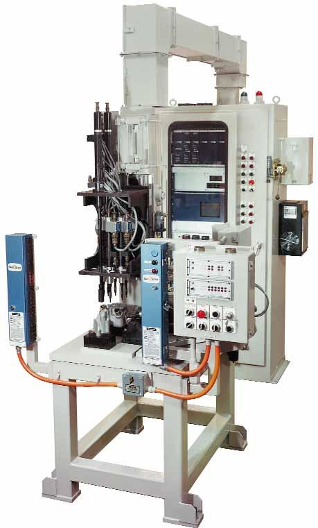 Customized Automation Solutions Shown below is a semi-automated waterpump subassembly fastening station.