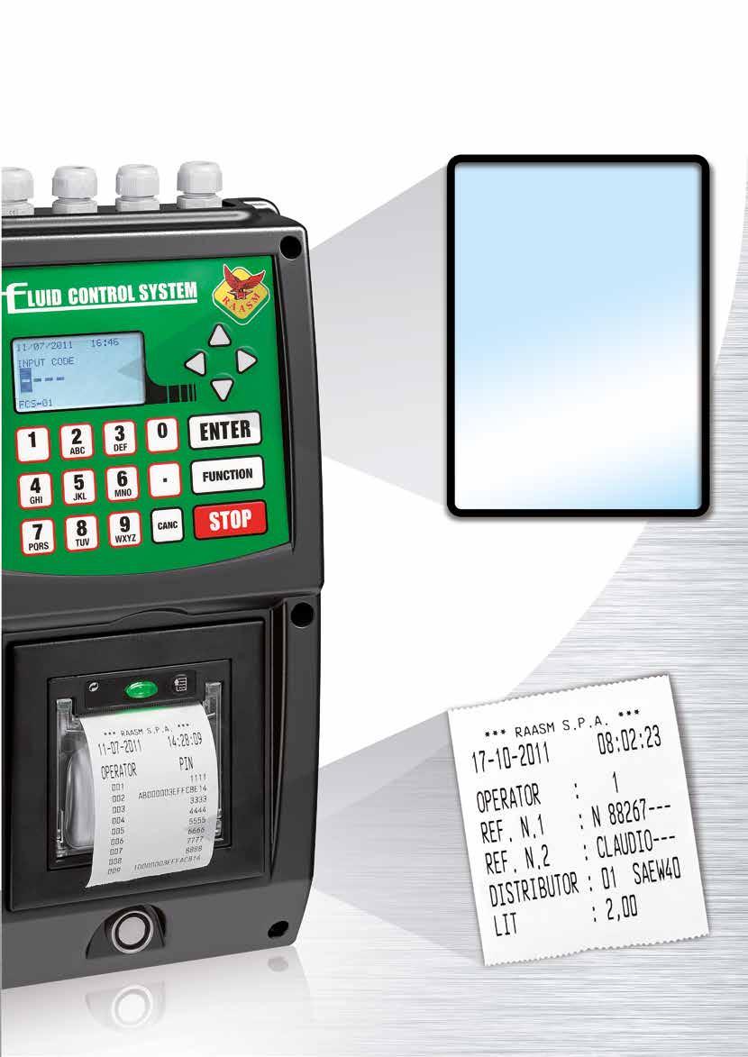 Operator Control Unit: Menu The Operator Control Unit allows the administrator to access to a detailed menu where personalized configurations can be entered and the entire system managed.