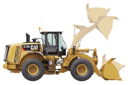 966M/972M Wheel Loaders Specifications 972M Dimensions All dimensions are approximate.