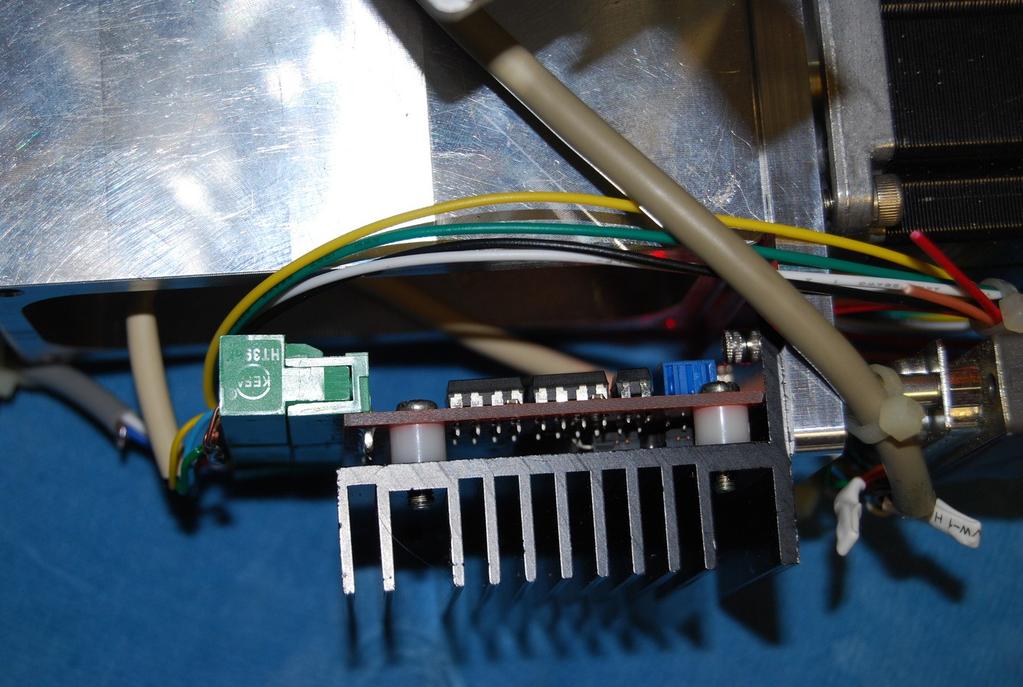 AE03. Pick two () Motor Driver Circuits, two () Cable Assemblies, and two () #4-40