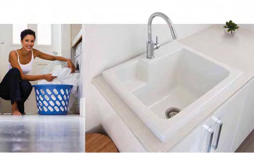 bathroom kitchen laundry Bring a sleek new aesthetic to your laundry with seima s ceramic utility sink Laundries are becoming a more visible and stylish part of new homes and renovations.