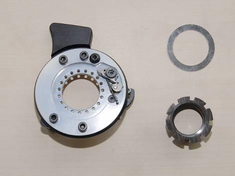 5 D. 3 Step 1: The first step of assembly involves Control plate sub-assembly 5 Drive side (Right) BB cup 3 and the seal washer (included in the accessory pack D. ).