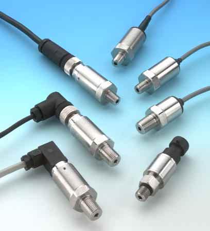 These compact, robust transducers measure pressures from 15 Psi to 3,000 Psi and are well suited for a variety of automotive, industrial and commercial applications.
