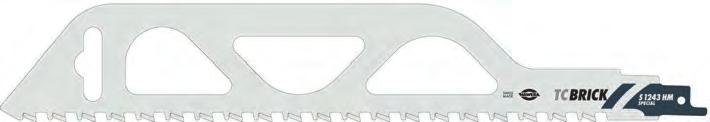 228 Sabre saws S-universal shank Hawera sabre saw blades for special applications TC-Brick - for