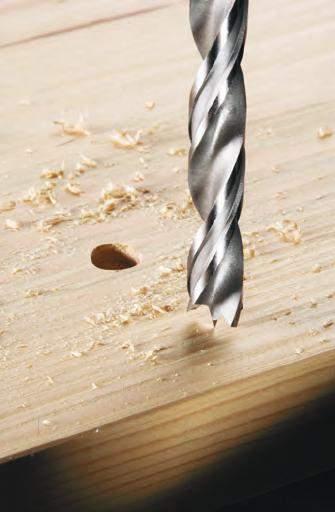 84 Wood drill bits Special features Hawera wood drill bits: Precise and fast A compact drill bit range geared towards high productivity for wooden and board