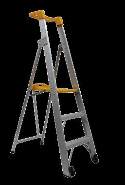 Platform Ladders Compact Platform Ladder 120kg Industrial Height: 0.9m (3ft) Weight: 11.05kg Width: 550mm Code: RPL003-C Height: 1.2m (4ft) Weight: 12.