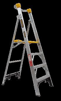 Platform Ladders Platform Ladder Height: 0.6m (2ft) Weight: 12.2kg Code: PL002-I Height: 0.9m (3ft) Weight: 14kg Code: PL003-I Height: 1.2m (4ft) Weight: 16.6kg Code: PL004-I Height: 1.