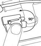 (c) Remove driver-side A-pillar trim. (Fig. 2-3) (1) Pull top of A-pillar trim out. (2) Rotate A-pillar trim retainer 90 o and disengage from A-pillar trim. Fig.