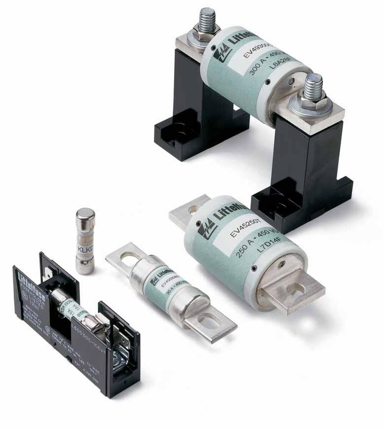 EV Fuses Littelfuse sets high standards of accuracy, consistent quality, reliability, and predictable performance for fuse design development.