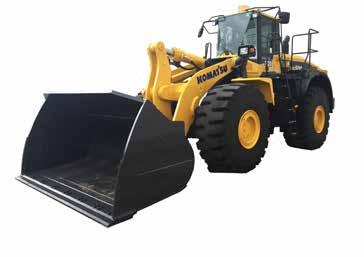 WHEEL LOADER Low Fuel Consumption Komatsu installed new features on the WA500-7 to reduce fuel consumption through enhancing fuel efficiency by optimally controlling engine power, realizing high
