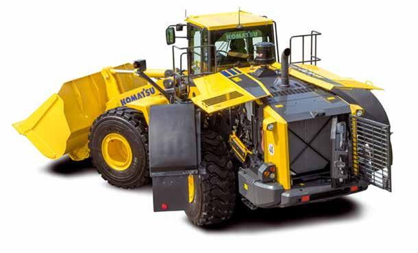 EASY MAINTENANCE WHEEL LOADER Side-opening Gull-wing Engine Doors The large gull-wing type engine