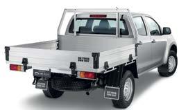 Cab models only) Crew Cab Roof Rail Cross Bars Dropside & Tailgate Catches Low coefficient of