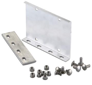 Options luminum Mid-Span Splice Plate Factory pre-drilled side rails for easy installation llows random splice location Tested loading 160 lb./ft., based on a 20-ft. simple beam test with 1.