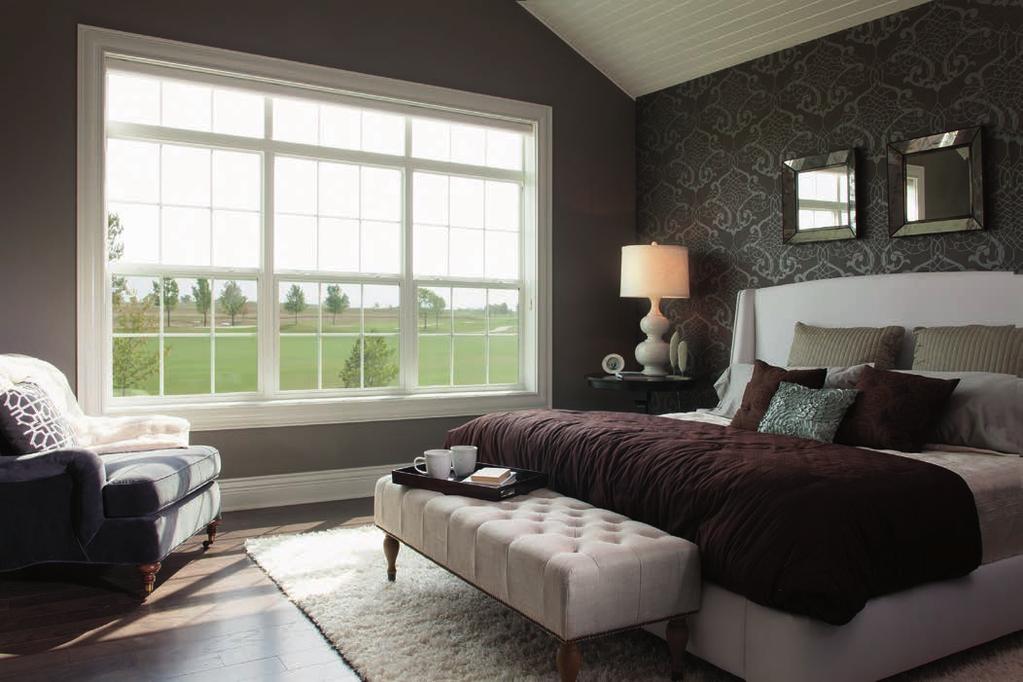 VINYL Encompass by Pella $ $$ FEATURES Durable, easy-care vinyl that will look great for years