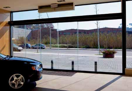 Doors/Entrances Telescopic Sliding doors They are ideal for entrances with space limitations, for corridor separations, or where the