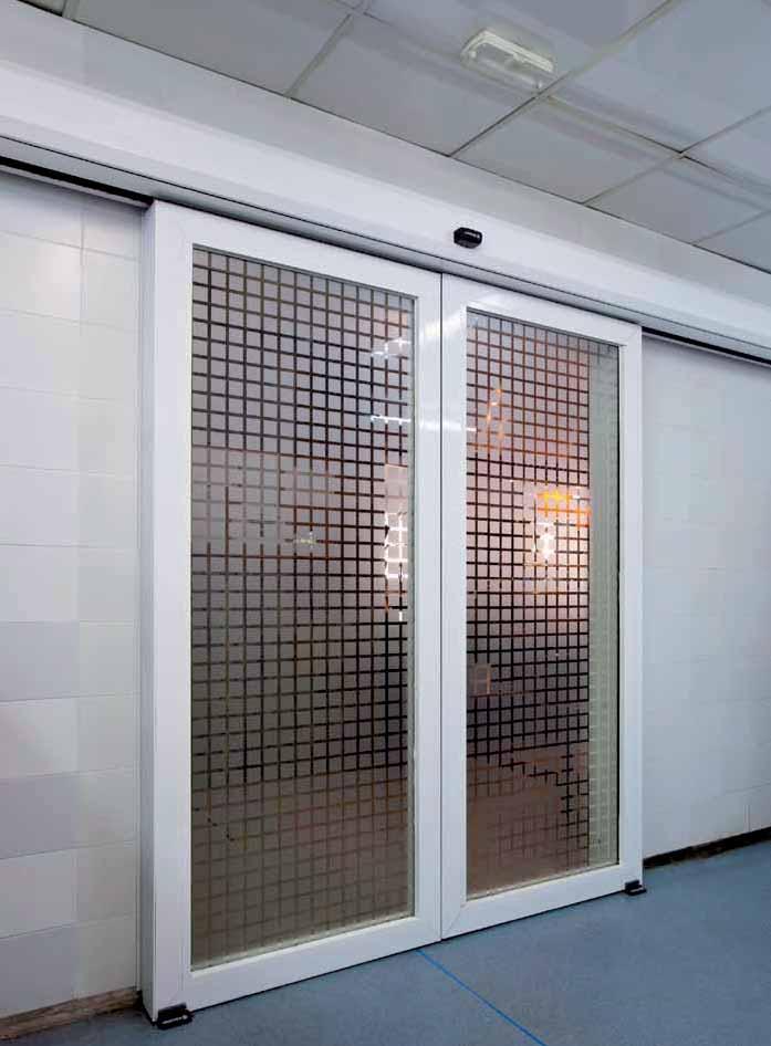 Doors/Entrances Fire-resistant Sliding doors Fire-resistant door separating kitchen and restaurant. Hotel sector.