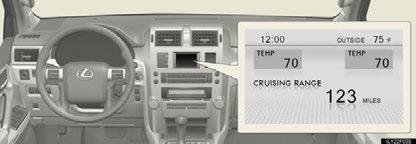 Multi-information Display (Accessory Meters) (If Equipped) The multi-information display presents the driver with a variety of driving-related data including the current outside air temperature.