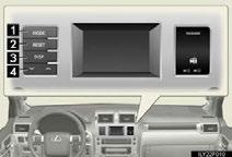 Air conditioning system display Rear view monitor Automatically displayed when the shift lever is moved into R. ( Refer to the Owner s Manual or Navigation System Owner s Manual.