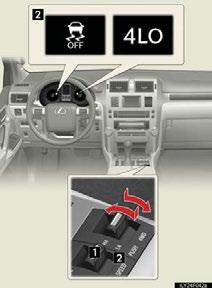 Four-wheel Drive System Use the four-wheel drive control switch and center differential lock/unlock switch to select the following transfer and center differential modes.