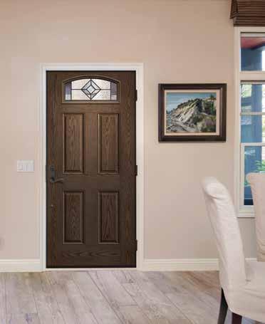 Fiber-Classic & Smooth-Star Fiber-Classic Mahogany CollectionTM & Oak CollectionTM Fiber-Classic Entry Doors 110 Wood grains to suit any style.