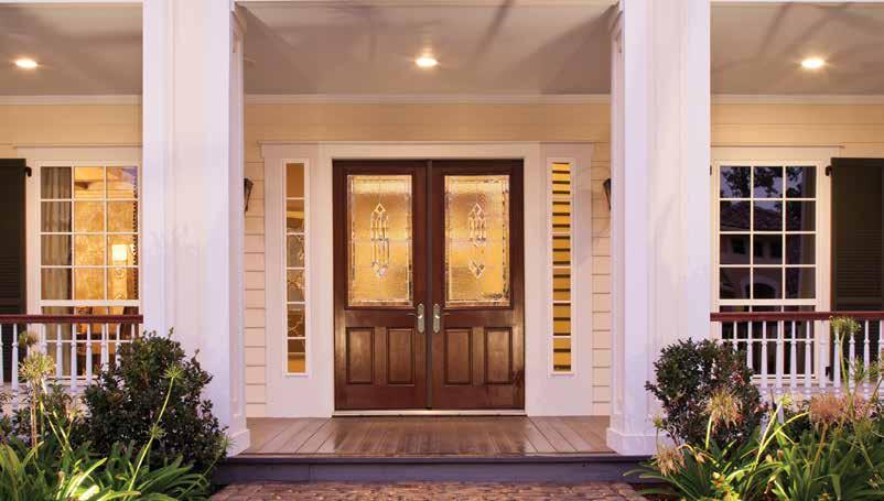 years. And, a Therma-Tru fiberglass door system with genuine Therma-Tru components is backed by the industry s most comprehensive lifetime limited warranty.