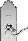 Heirloom Venture Millennium Backplates: Wide Narrow Locking: Active Inactive Forte Prospect Finish Options for Handlesets &