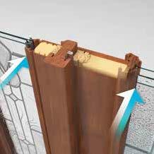 Therma-Tru Doors Air & Moisture 5 Multi-Point Lock Multi-point locking system (recommended) engages the door and frame at three points from top to bottom, helping to preserve the weatherstrip s seal