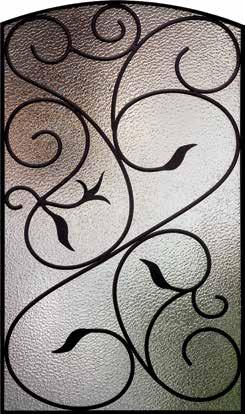 Classic-Craft Decorative & Specialty Glass Augustine Augustine s swirl leaf design adds that touch of elegance.